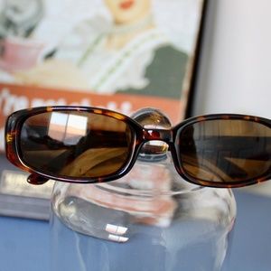 Ralph Lauren Tortoise Brown and Black Square Sunglasses